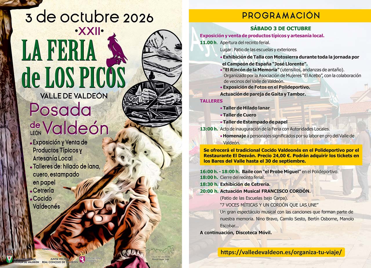 Programa XXII Feria de los Picos de Europa Programa XXII Feria de los Picos de Europa
